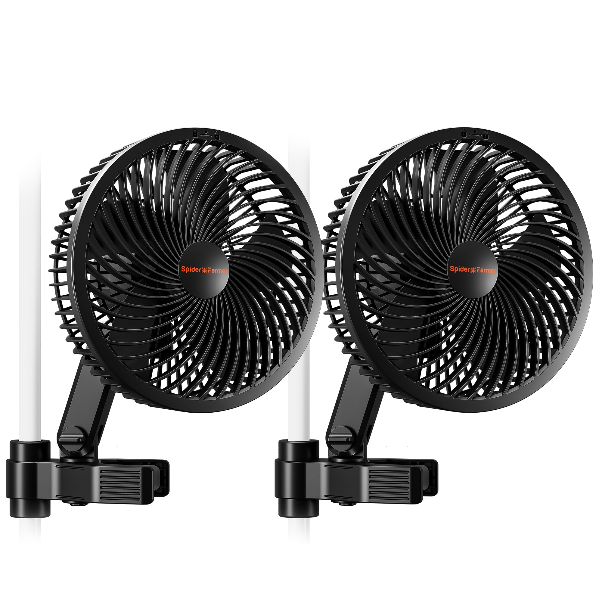 Spider Farmer® 6-Inch Grow Tent Clip Fan EC Motor Pack of 2