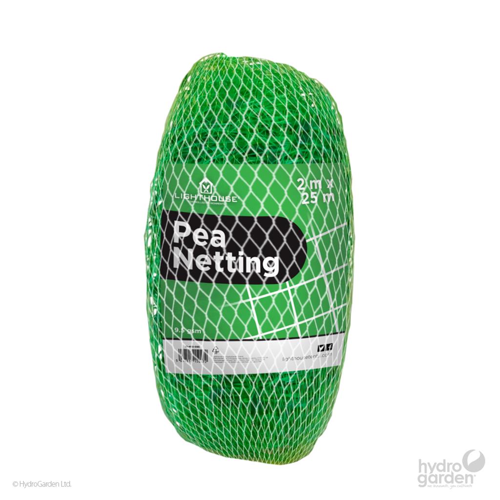 Lighthouse 2m x 25m Pea Netting - 15cm Mesh