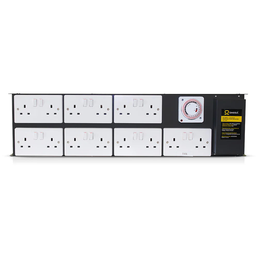 Omega Contactor 12 way + 2 AUX