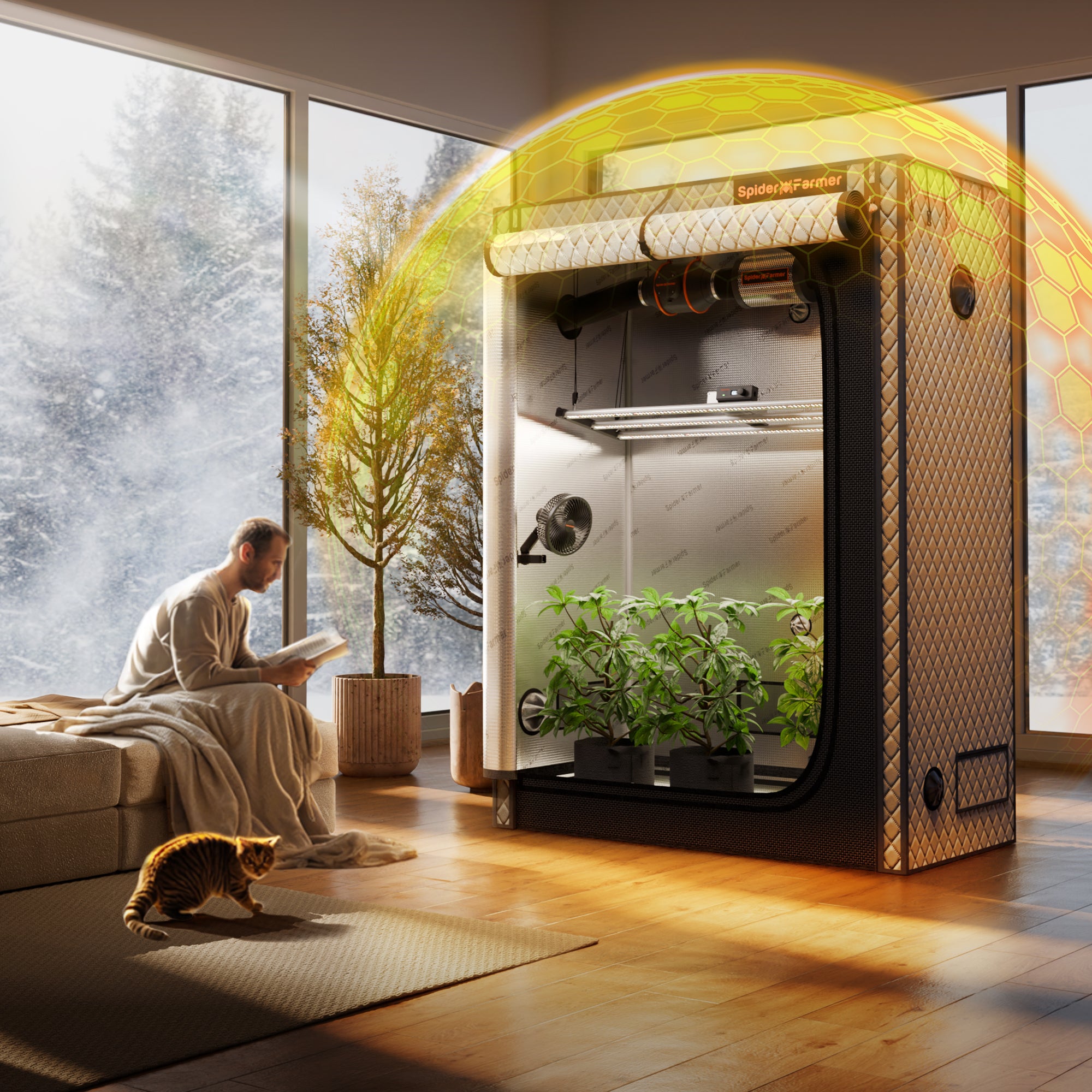 2’x4′ All-Season Grow Tent Insulation Cover