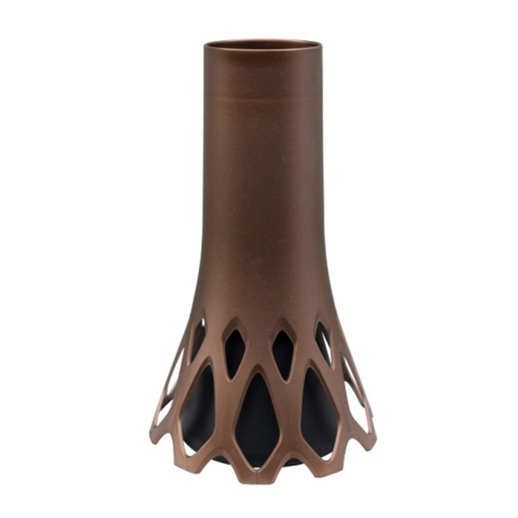 Plastia Vase Roseta 1L with load - Bronze