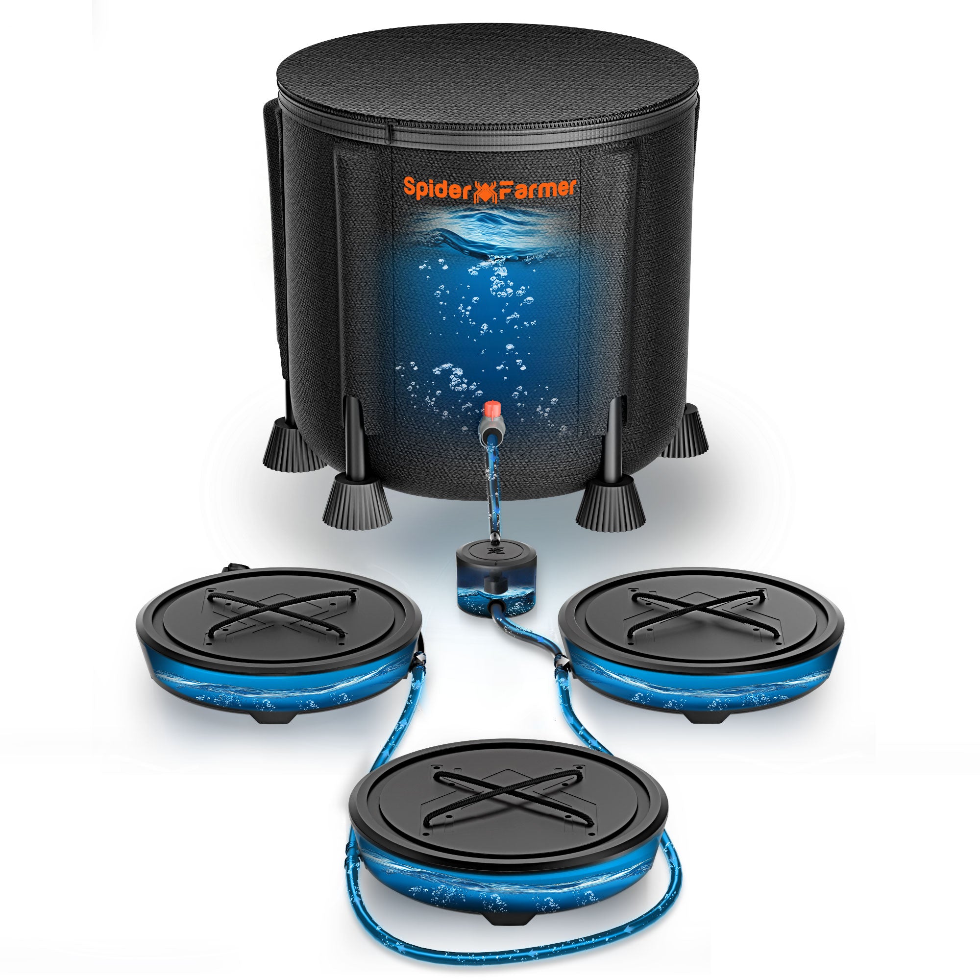Spider Farmer® 3 Pack Gravity Fed Silent Self-Watering System Kits