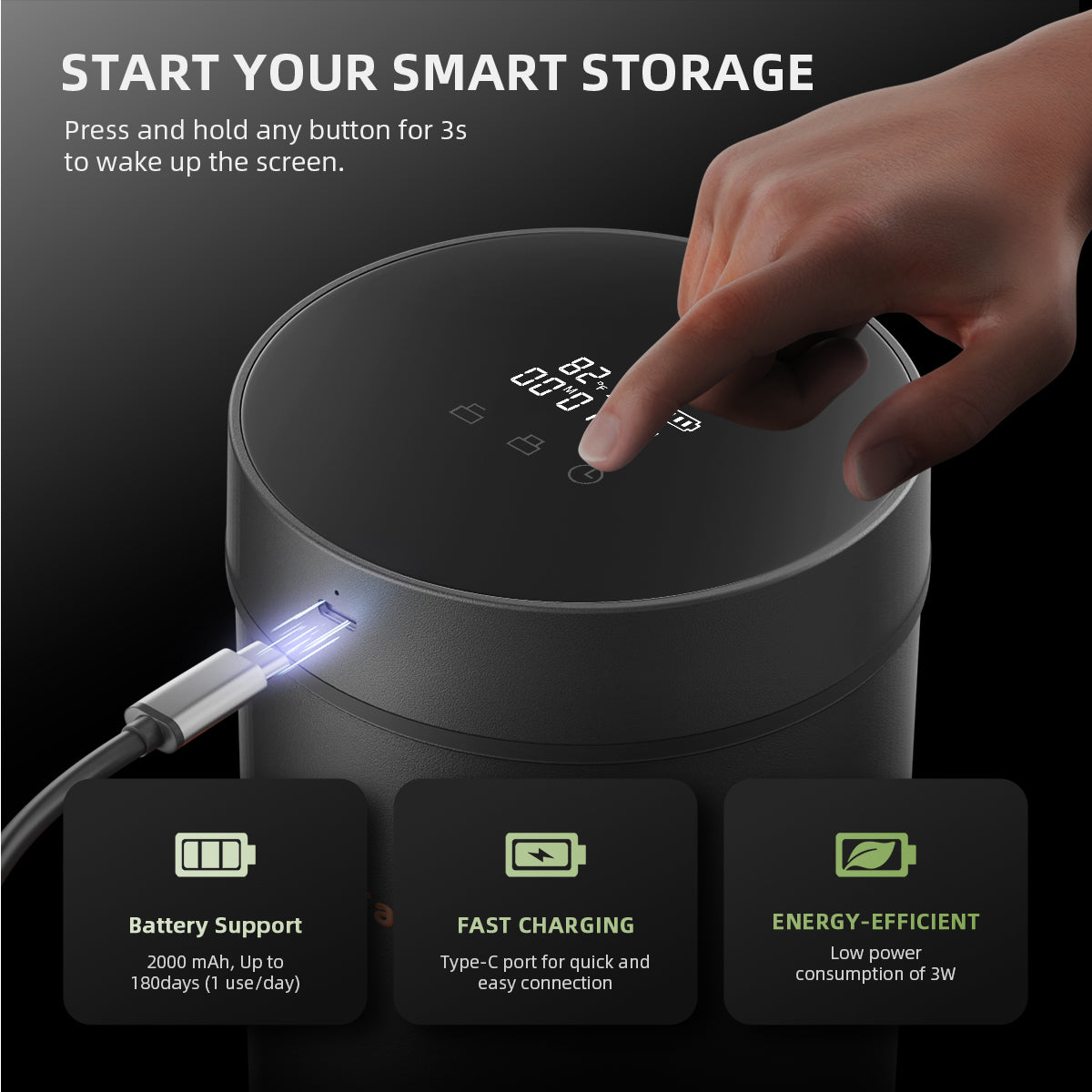 Spider Farmer®2L Auto-Cure Smart Jar
