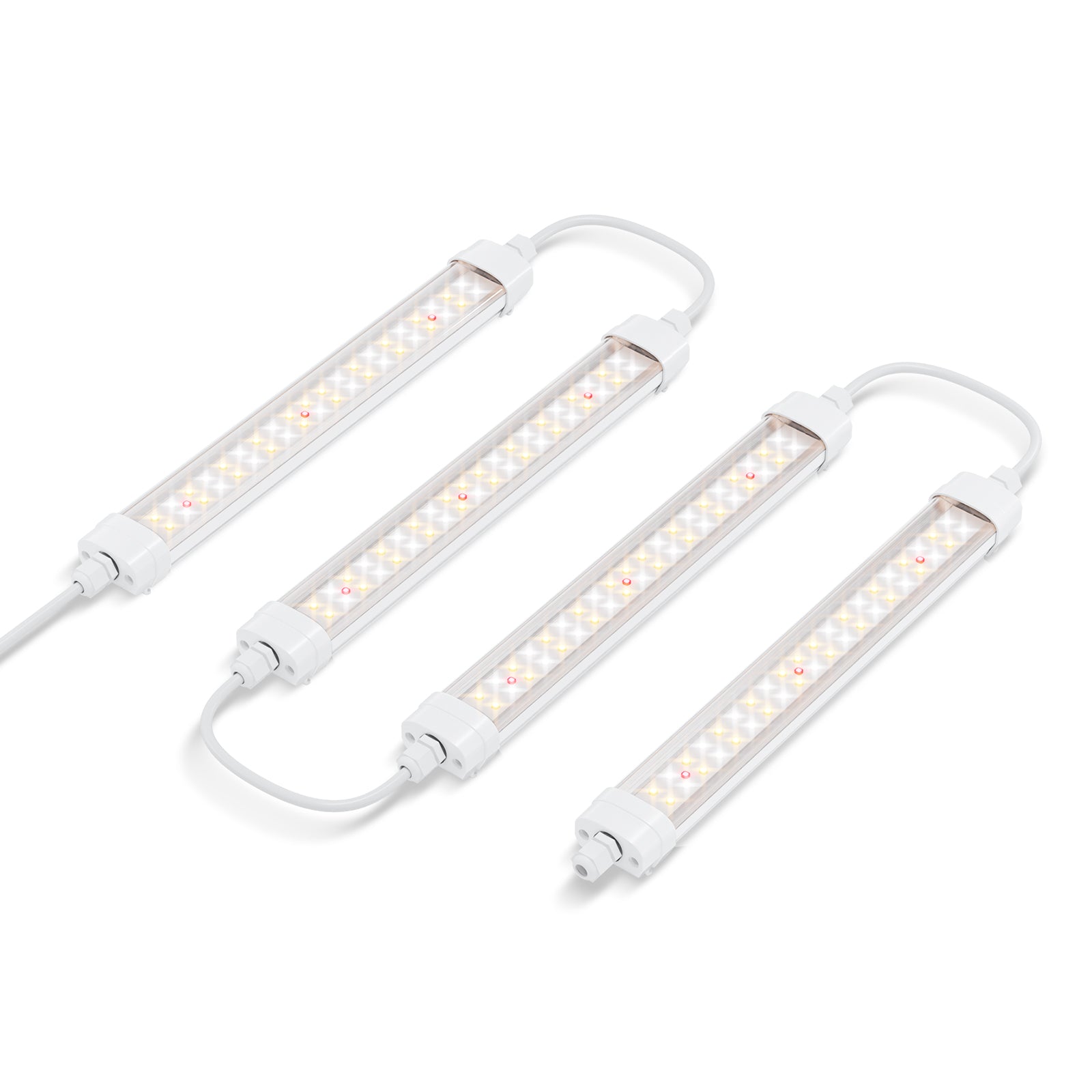 Spider Farmer Glow30 32W Full Spectrum Side Lighting LED Grow Light Bars 13”, 4-Bar Kit