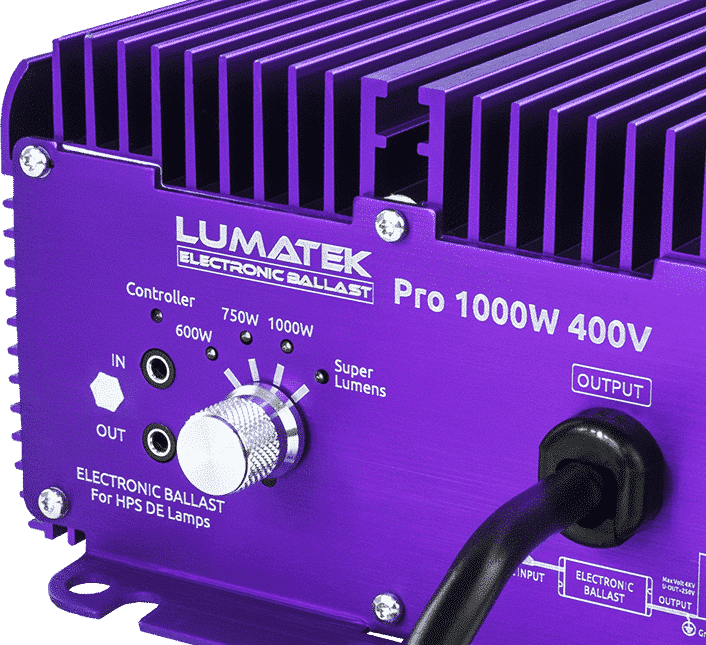 LUMATEK 1000w Pro 400v Dimmable & Controllable Ballast