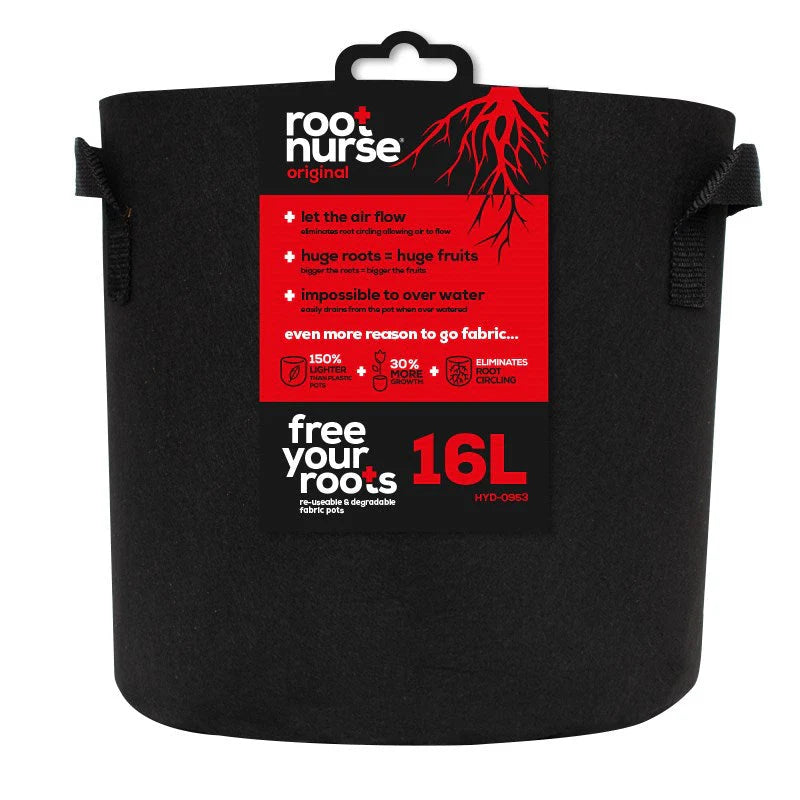Root Nurse Black Pot 16L