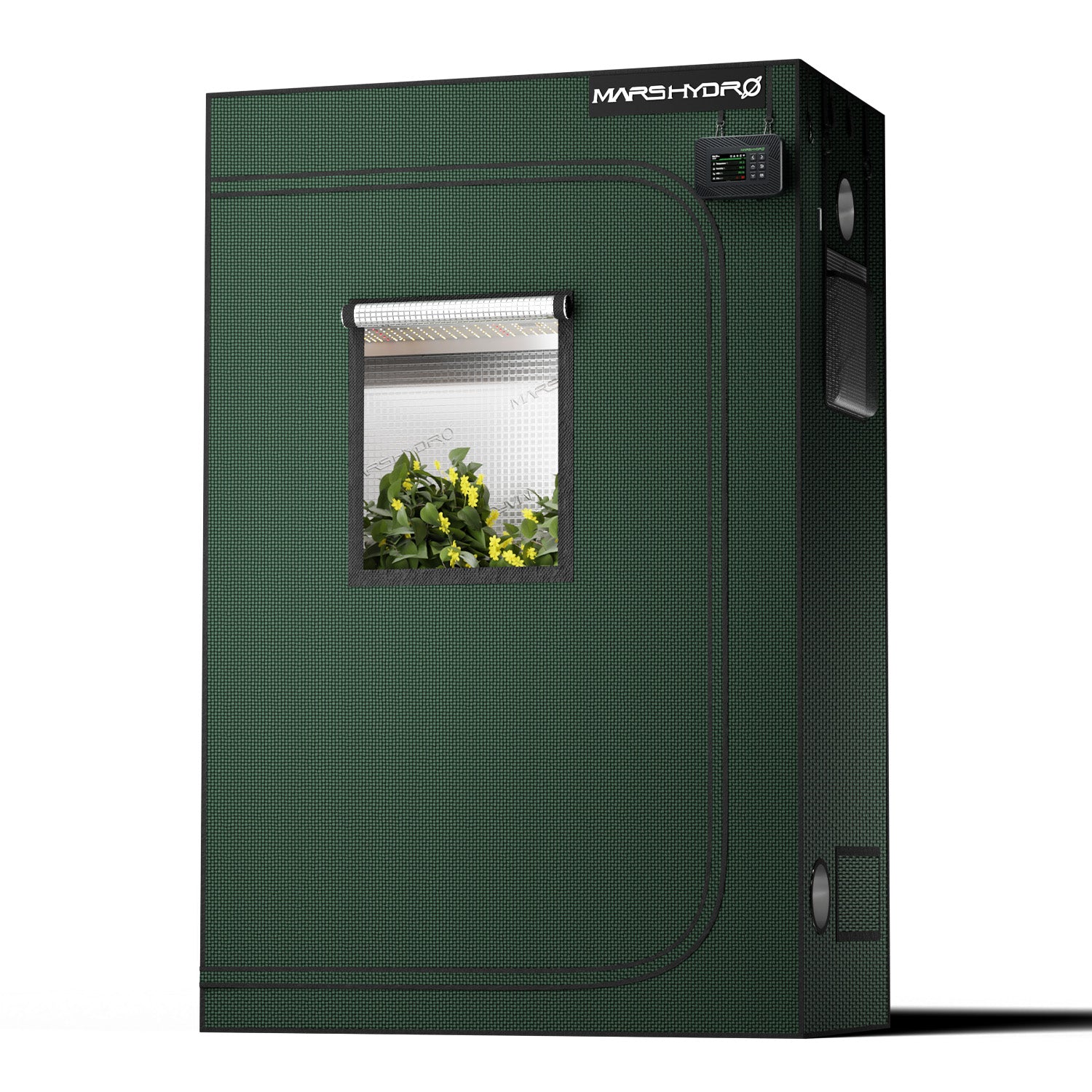 Mars Hydro 120x60x180cm Grow Tent Pro – 2000D Lightproof Indoor Grow Box with High-Reflective Mylar & Large Viewing Window