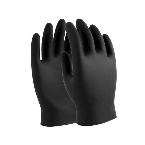 Nova Black Nitrile Disposable Gloves