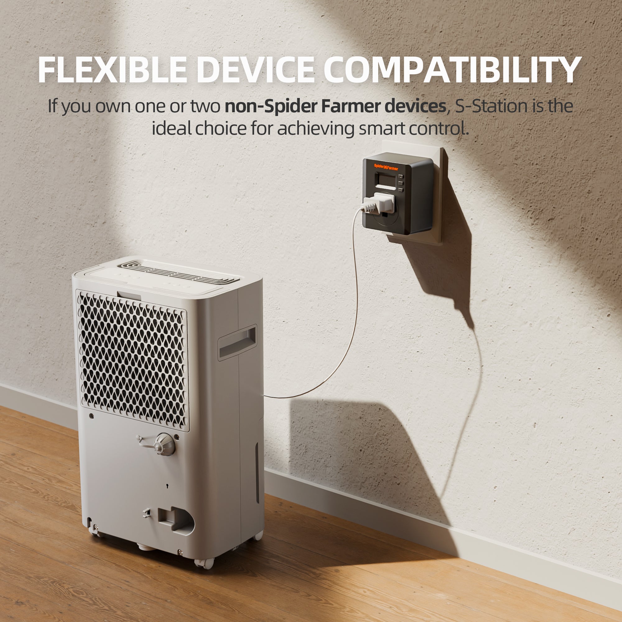 Spider Farmer S-Station | Wi-Fi & Bluetooth , Smart Plug Controller 1875W 15A for Indoor Growing