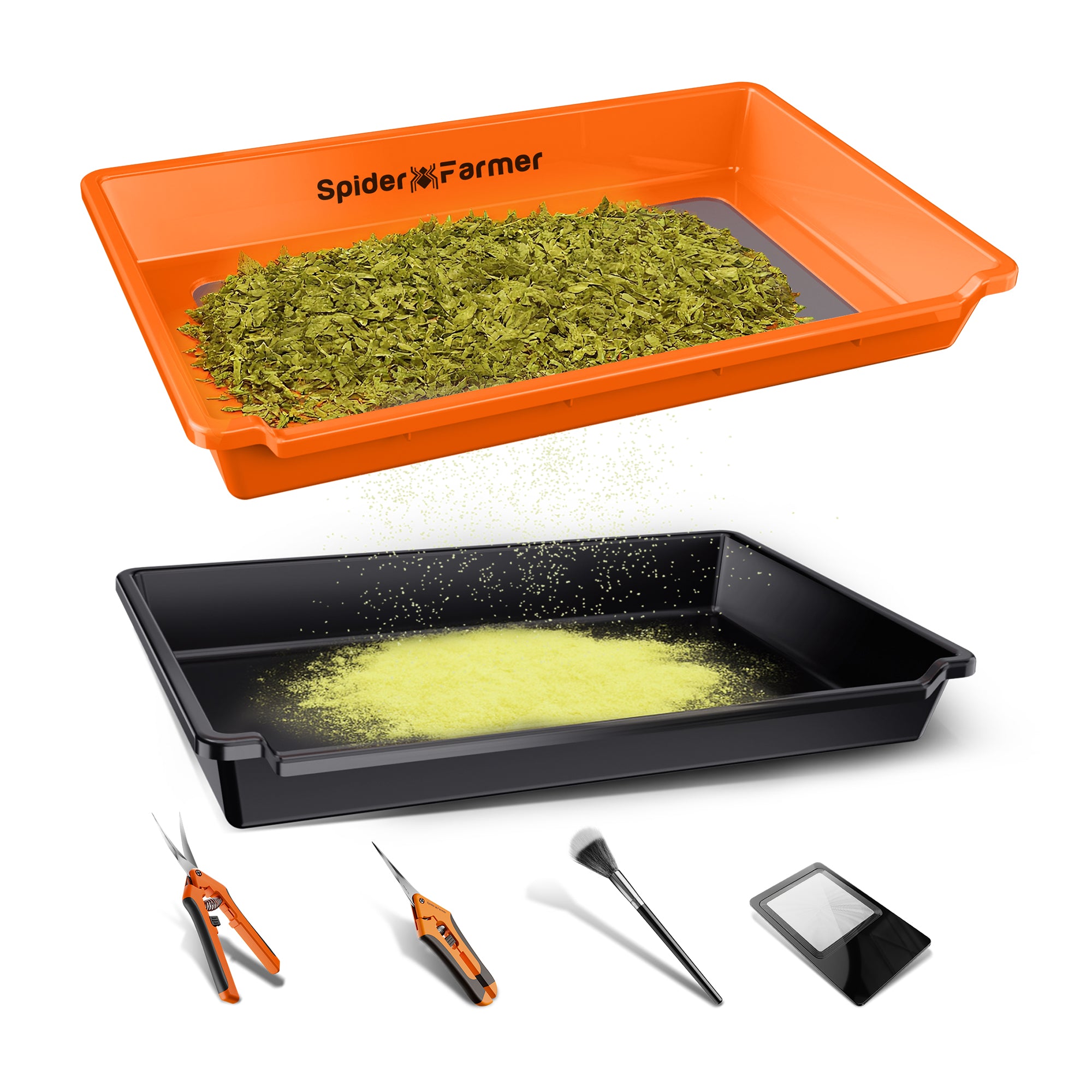 Spider Farmer 2-In-1 Trim Tray 150 Micron 100 Mesh Screen