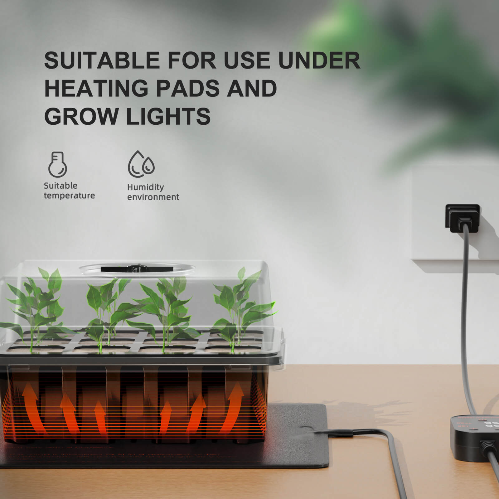 Spider Farmer 4-Pack Seed Starter Trays with Dome