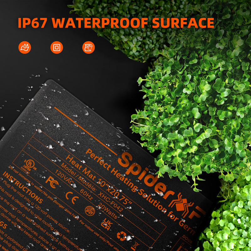 Spider Farmer®10”X20.75” Seedling Heat Mat