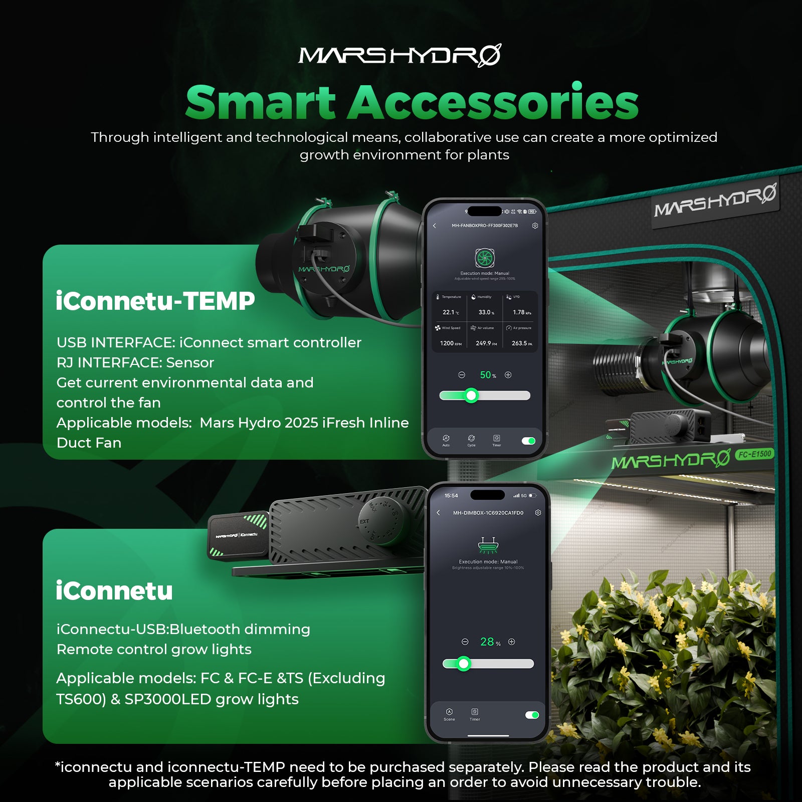 Mars Hydro iConnectu Smart Controller for MarsPro App