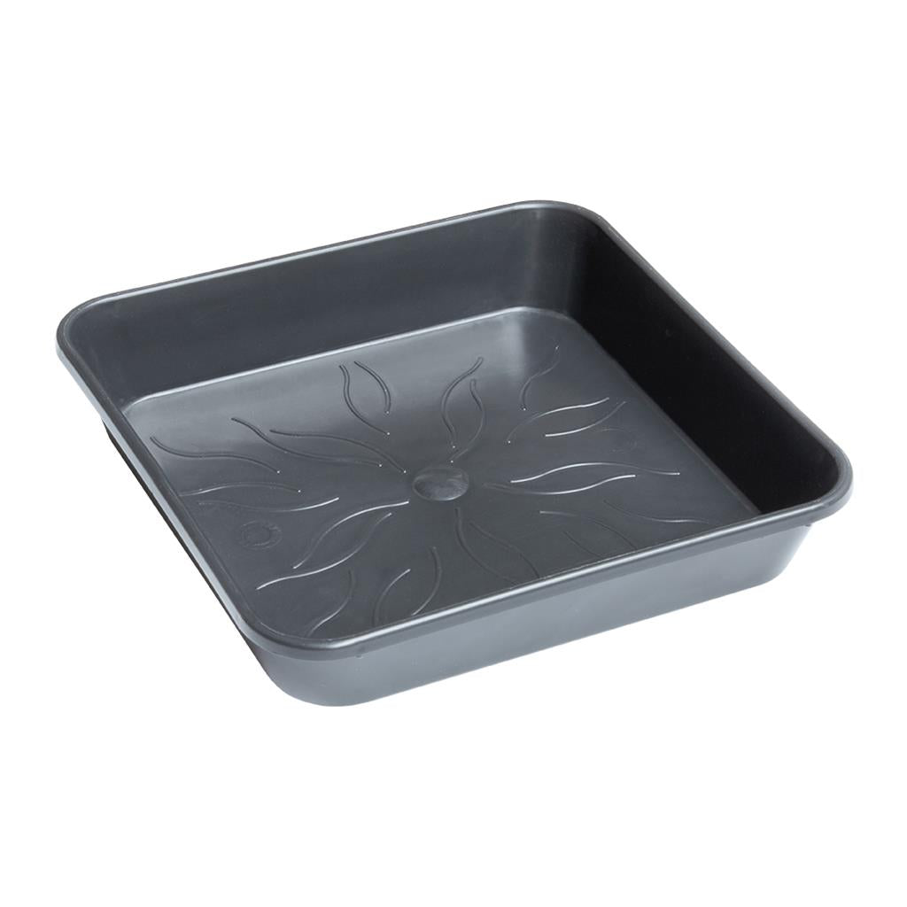PotKing Square Saucer 14cm² - Black