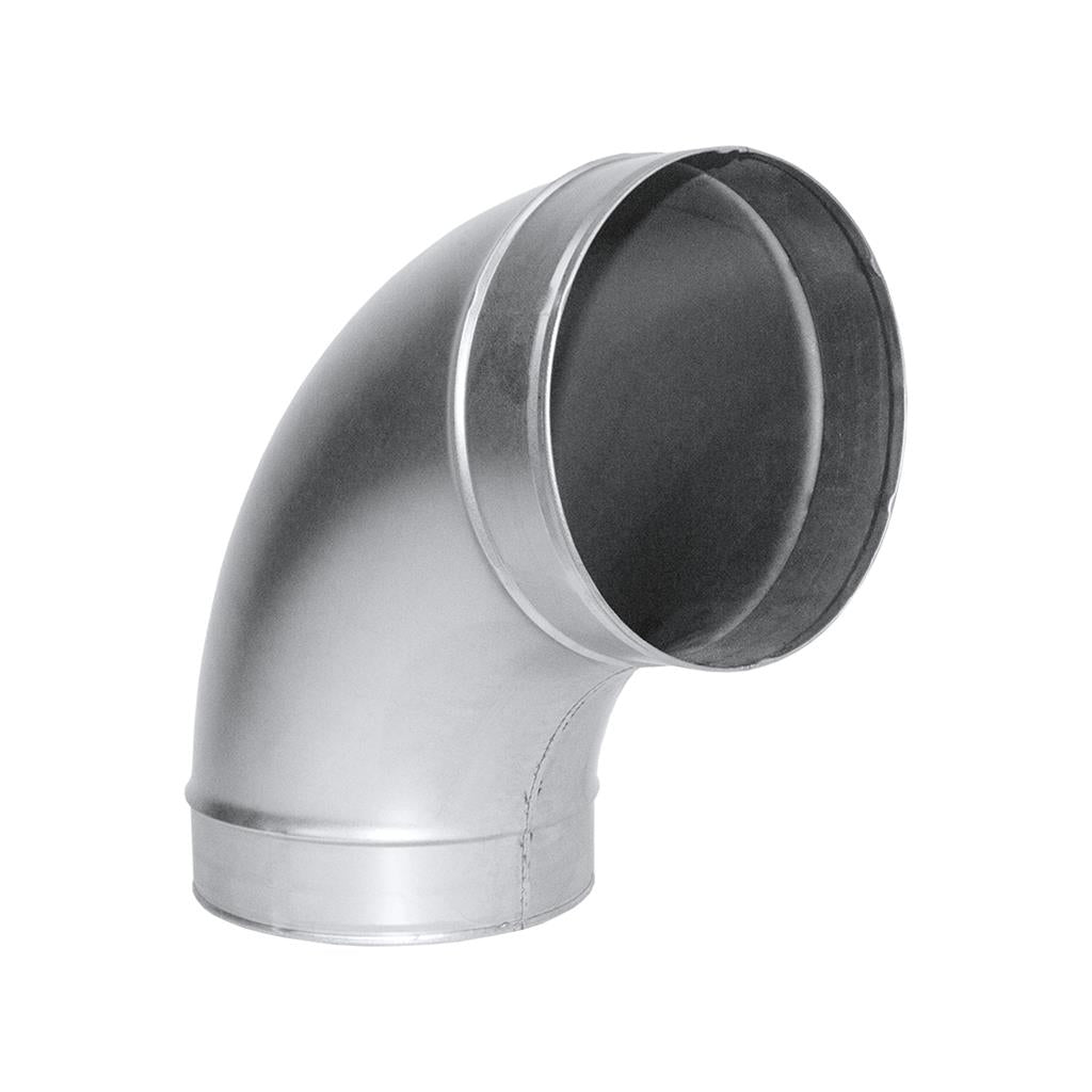Ducting Pressed Bend 90 Degrees - 100mm