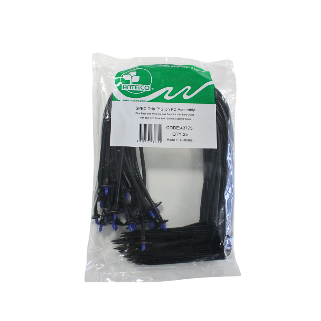 SPEC DRIP™ PC Assembly (2 L/h Blue) - Pack of 25
