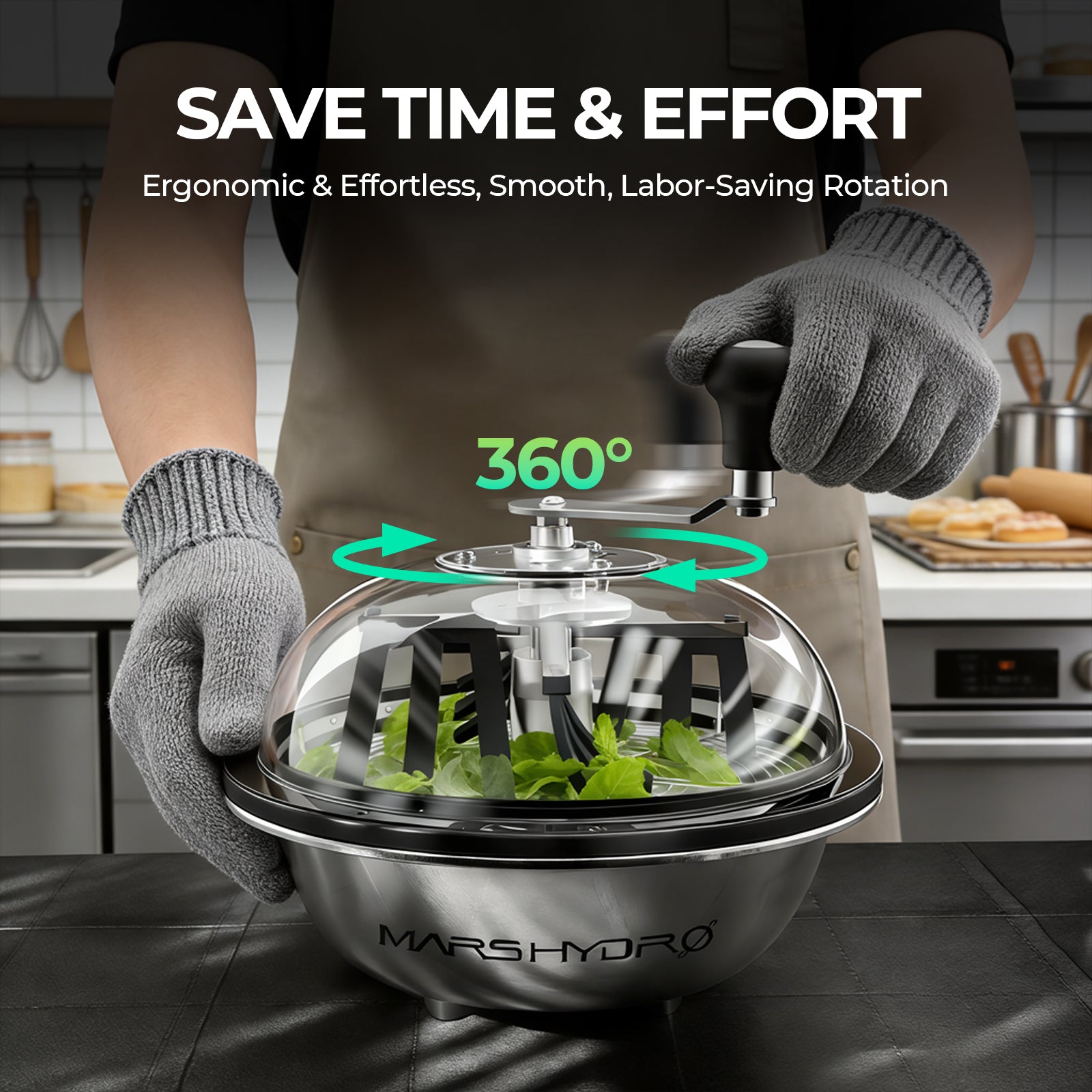Mars Hydro 13" Bud Leaf Bowl Trimmer for Wet & Dry Trimming – Smooth, Efficient Trimming for Every Harvest