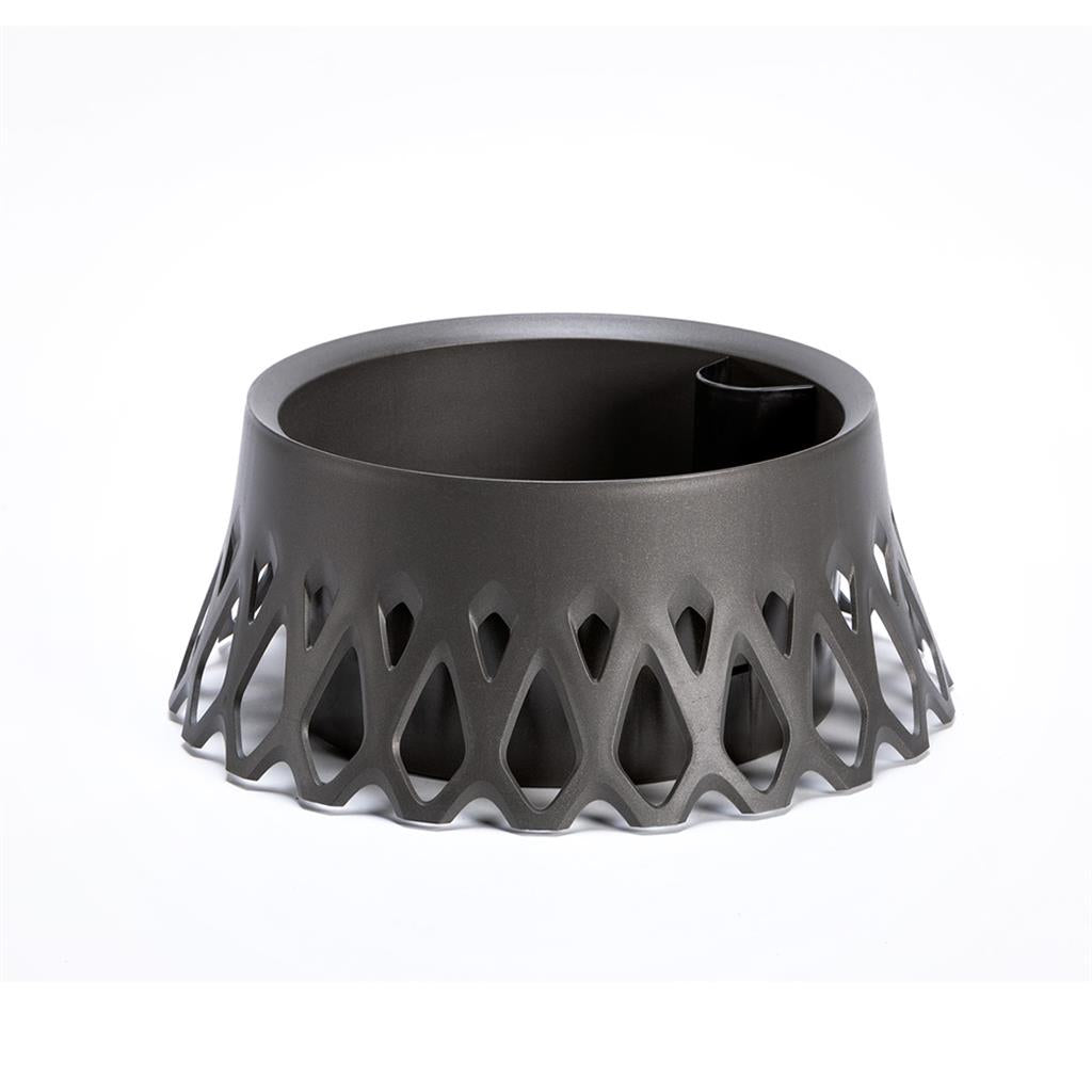 Plastia Flower Bowl Roseta - 40cm - Anthracite