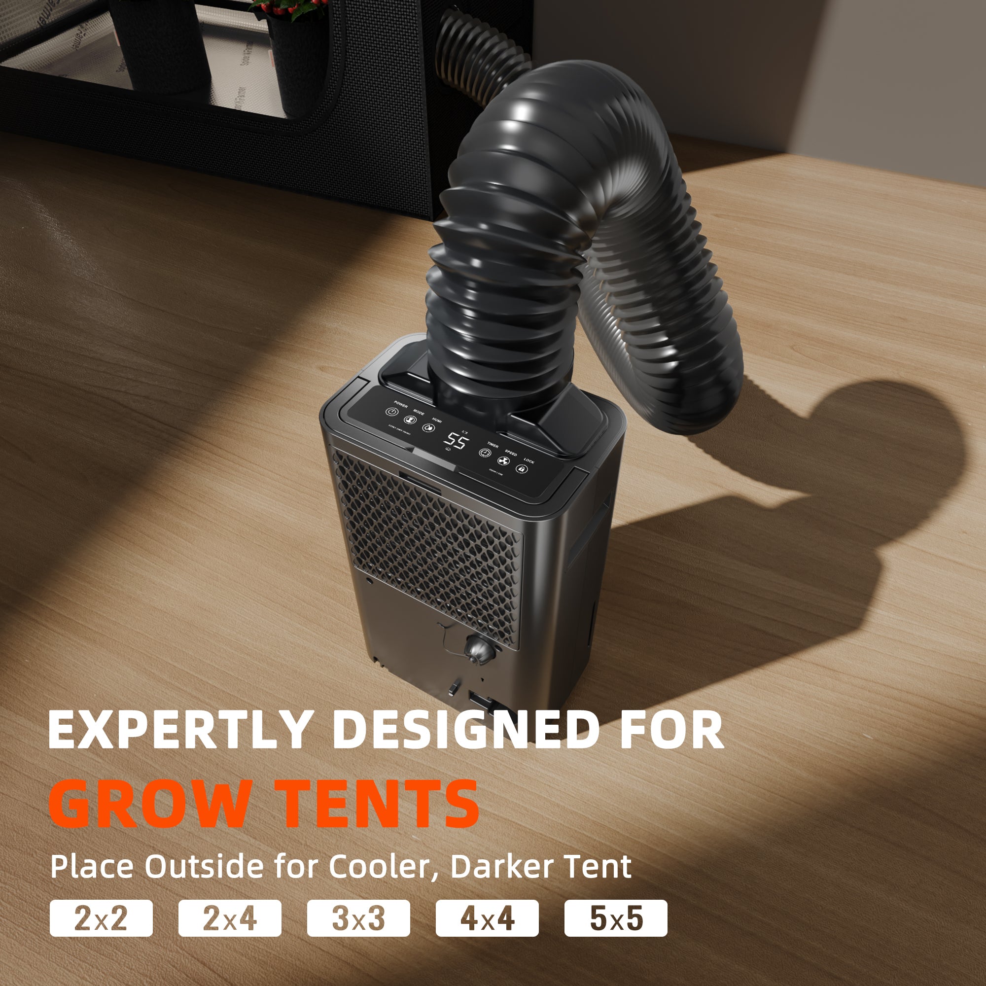 Spider Farmer® 32 Pint Dehumidifier – Smart APP Control with RJ12 Cable & Drain Hose