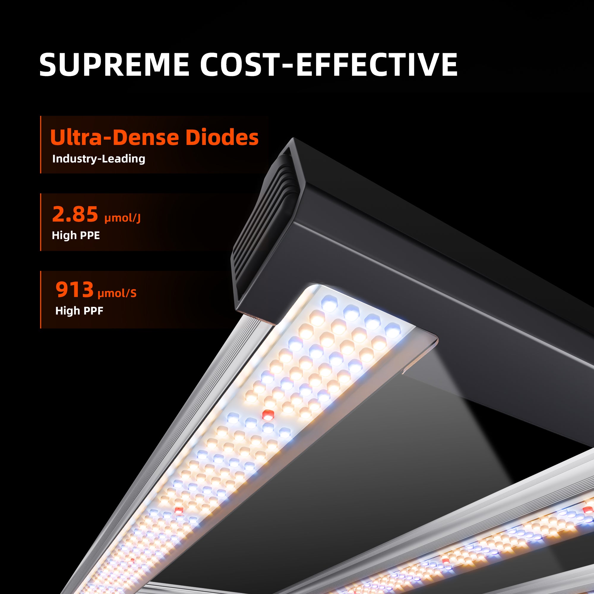 Spider Farmer® G4500 320W Dimmable Full Spectrum Grow Light