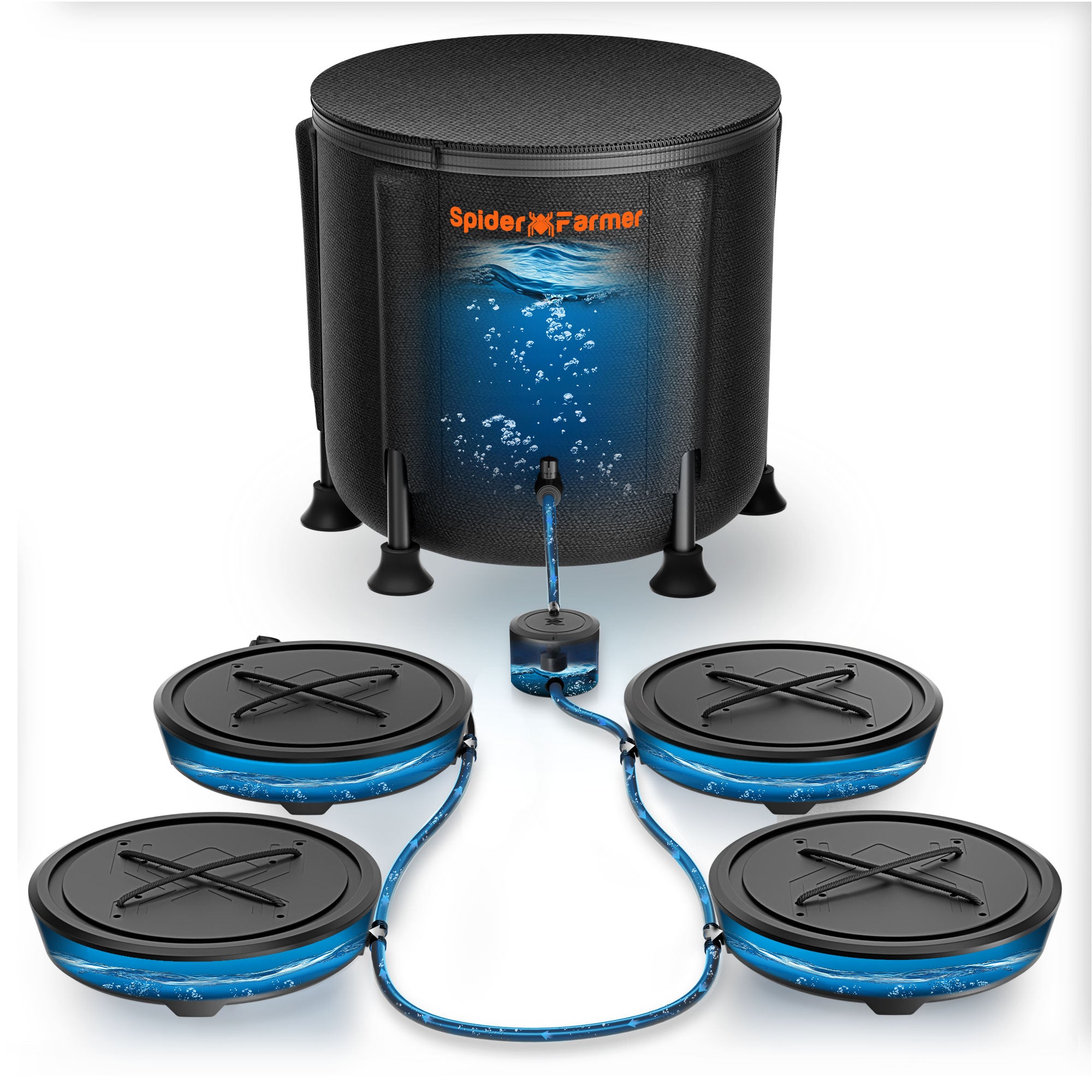 Spider Farmer® 4 Pack Gravity Fed Silent Self-Watering System Kits
