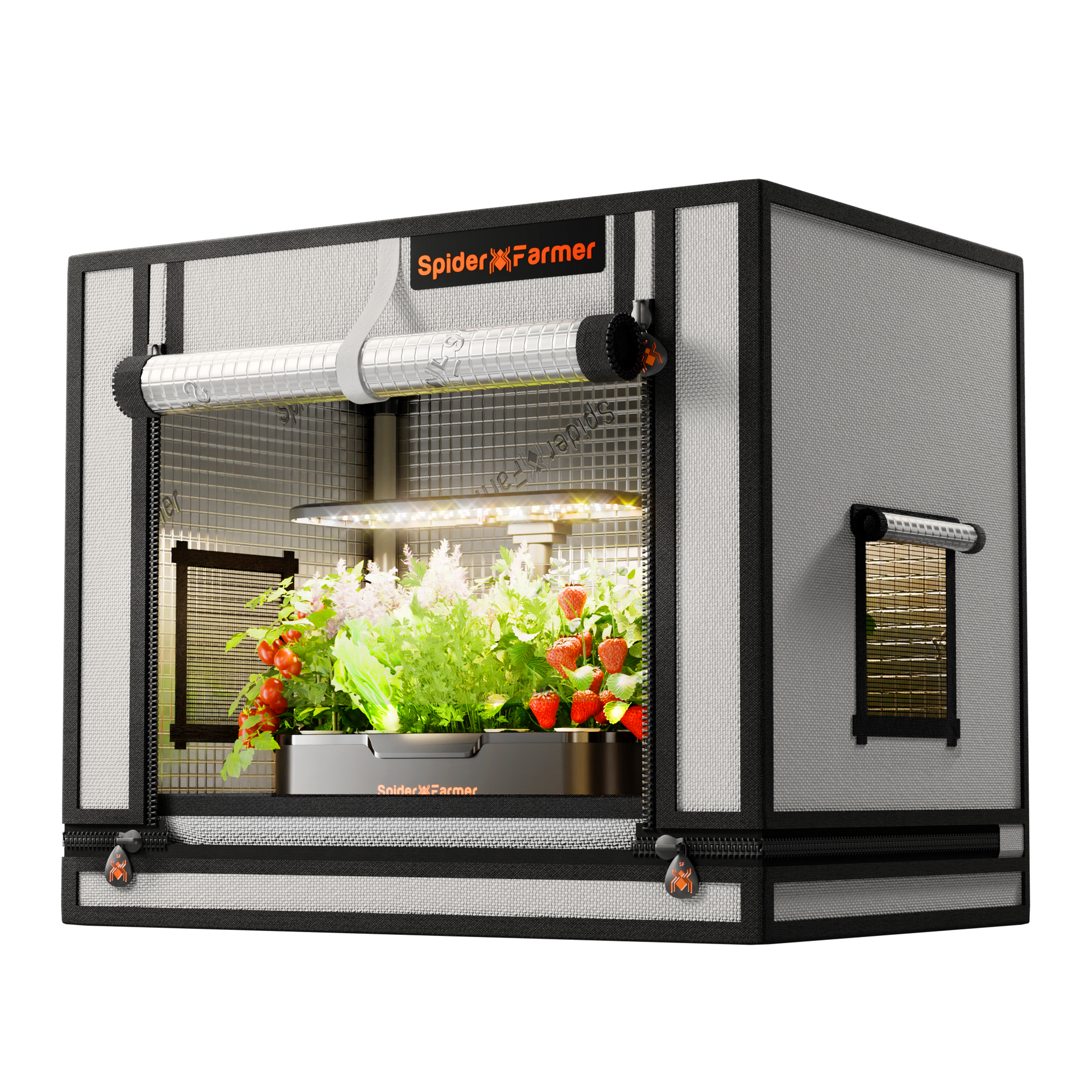 Spider Farmer Mini Grow Tent 60×40×50 cm – 2000D Oxford Seedling & Cutting Propagation Tent for Indoor Growing