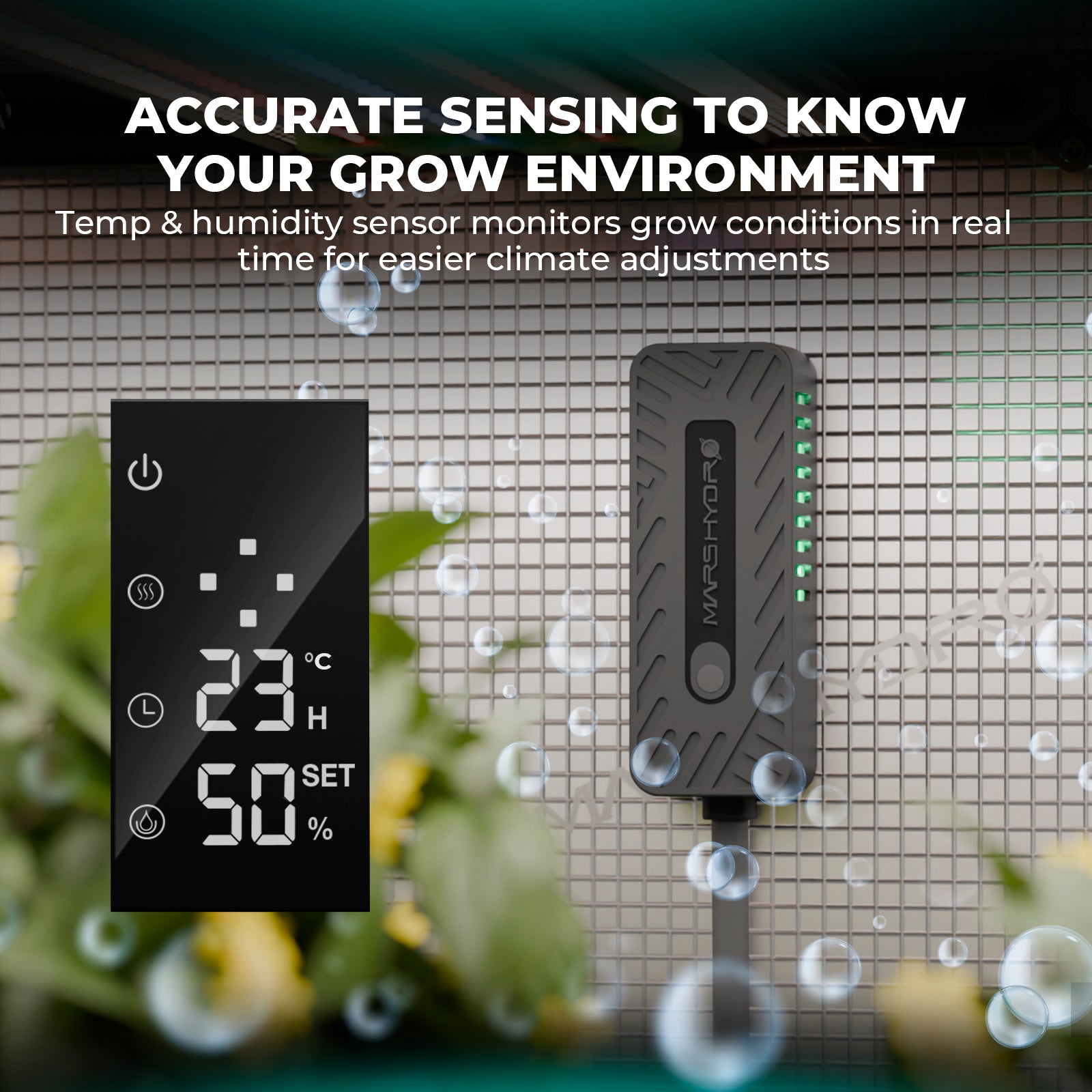 Mars Hydro 6L Ultrasonic Cool Mist Plant Humidifier I Works with Intelligent iControl System
