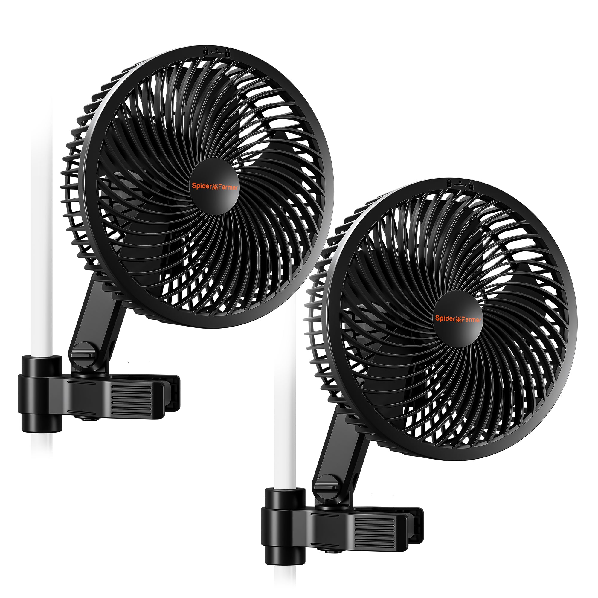 Spider Farmer® 6-Inch Grow Tent Clip Fan EC Motor Pack of 2