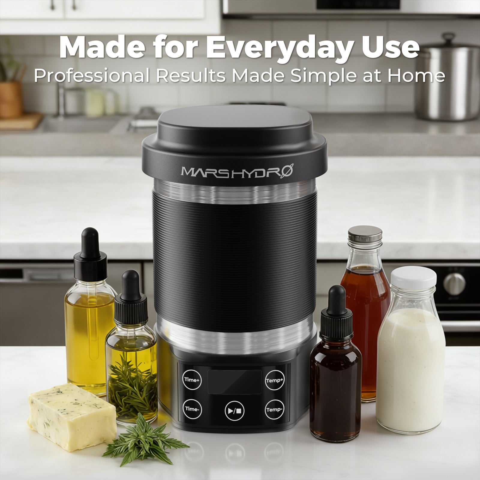 Mars Hydro New Odorless Quiet Herbal Decarboxylator & Infuser – Perfect for Butter, Oil, and Tinctures(Preorder Apr.15)