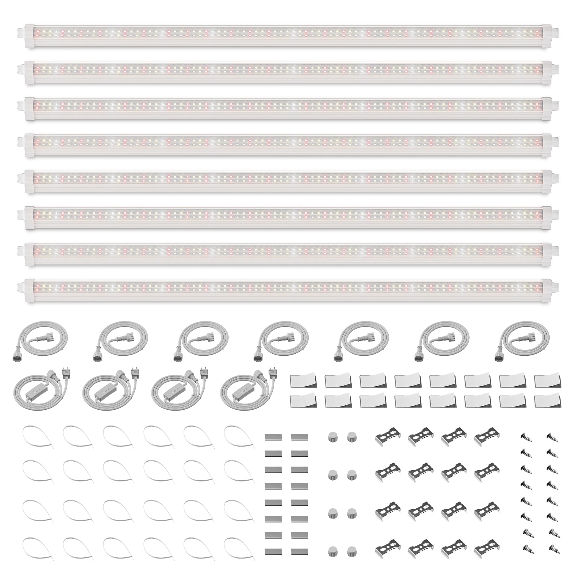 Spider Farmer GlowBar 3FT Full Spectrum LED Grow Light Strips  8 Pack