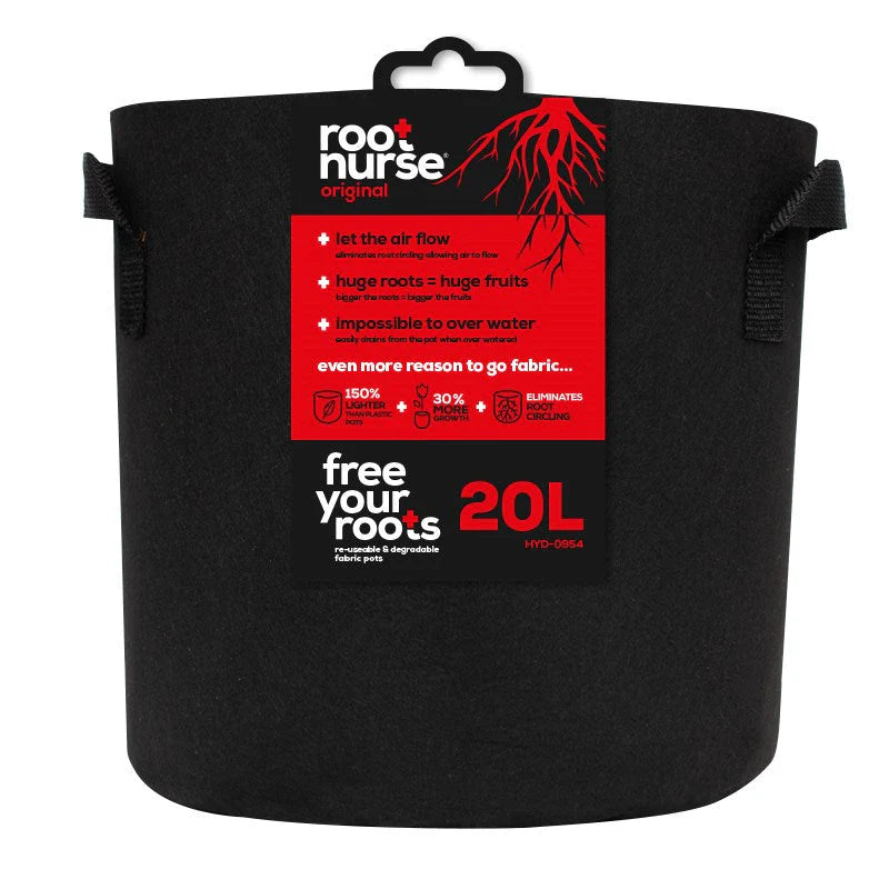 Root Nurse Black Pot 20L