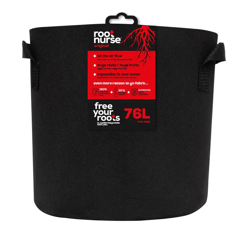 Root Nurse Black Pot 76L
