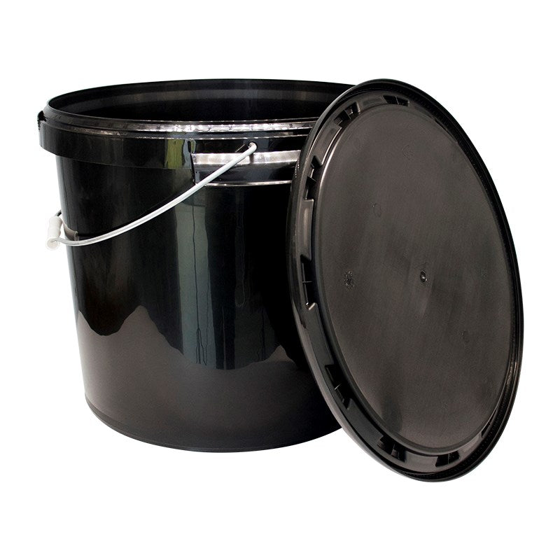 Black Plastic Buckets