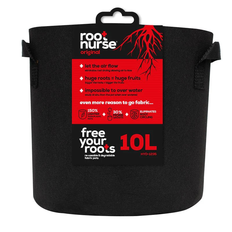 Root Nurse Black Pot 10L