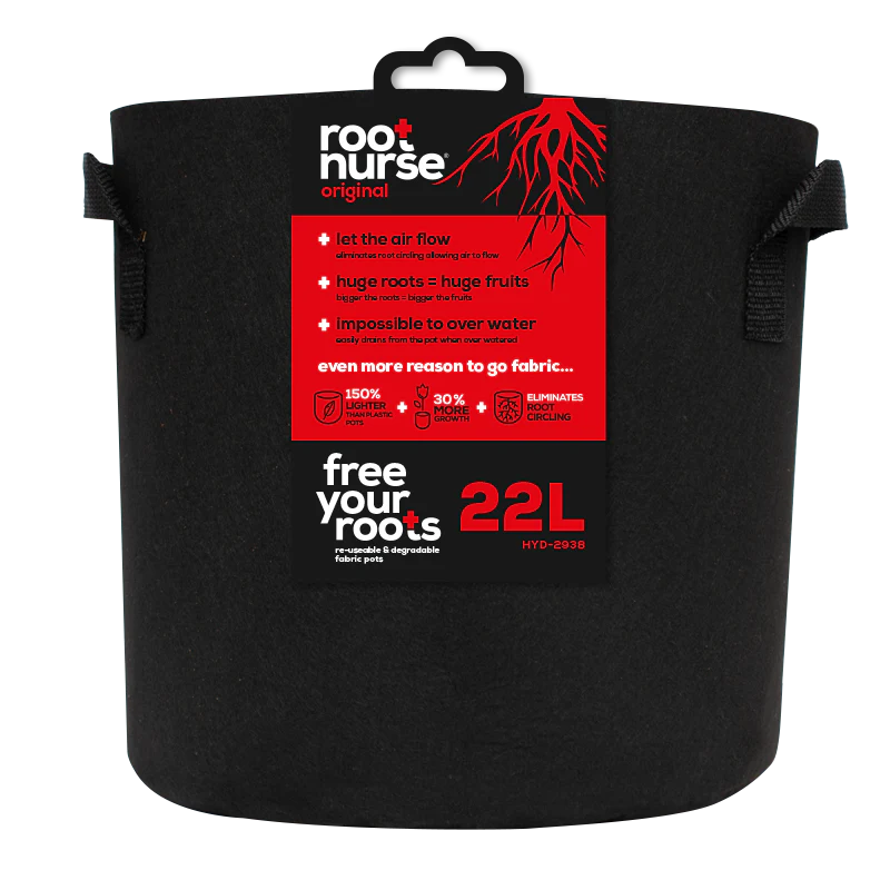 Root Nurse Black Pot 22L