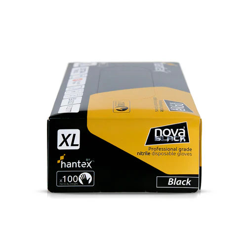 Nova Black Nitrile Disposable Gloves