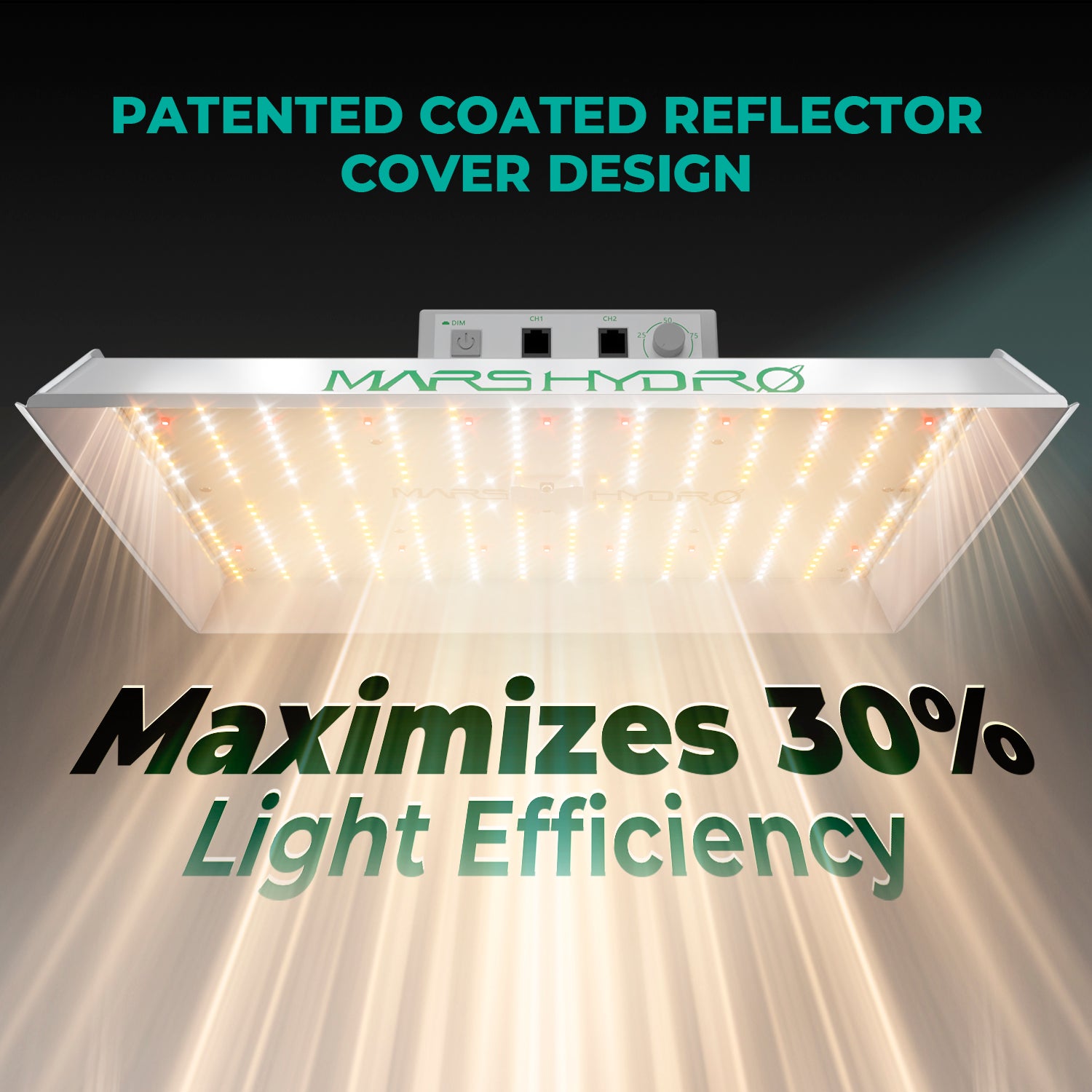 Mars Hydro TS 1000 LED Grow Light + 2.6'X2.6'(32"x32"x63") Indoor Complete Grow Tent Kits
