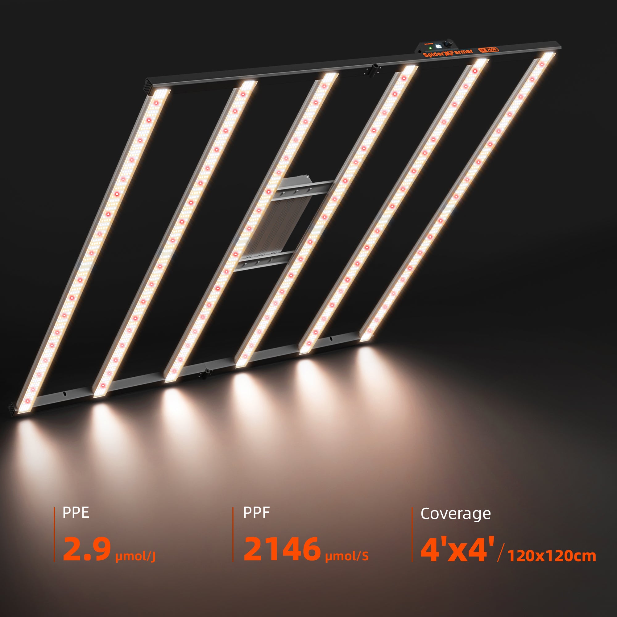 Spider Farmer®SE7000 730W Led Grow Light Dimmable