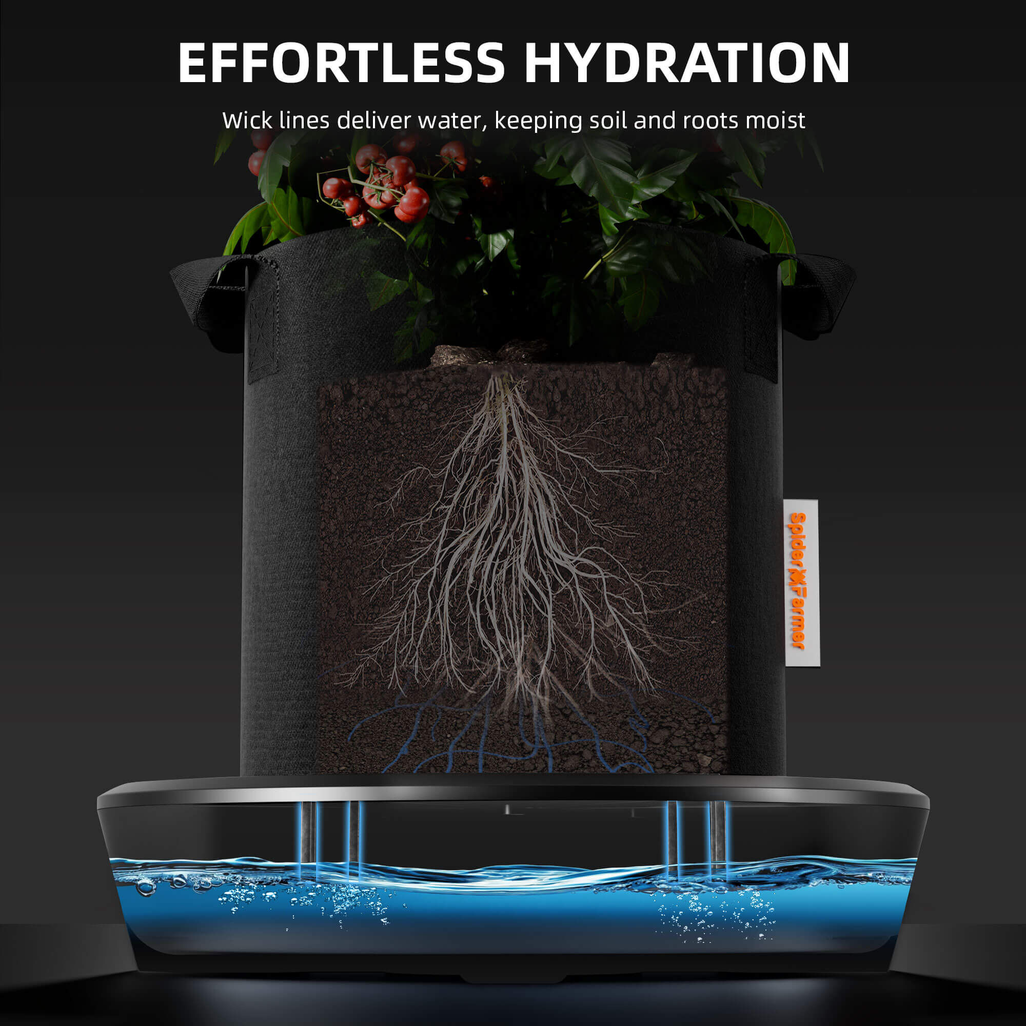 Spider Farmer® 4 Pack Gravity Fed Silent Self-Watering System Kits