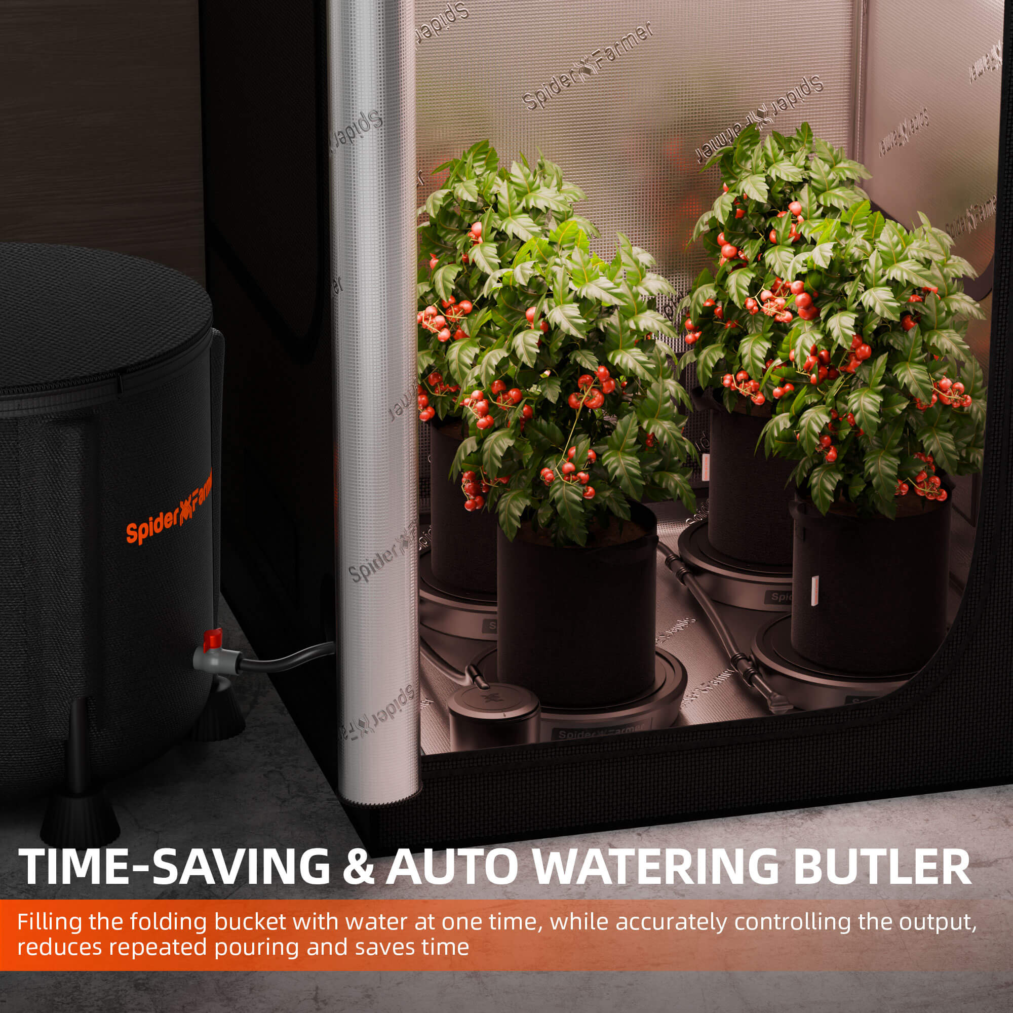 Spider Farmer® 3 Pack Gravity Fed Silent Self-Watering System Kits