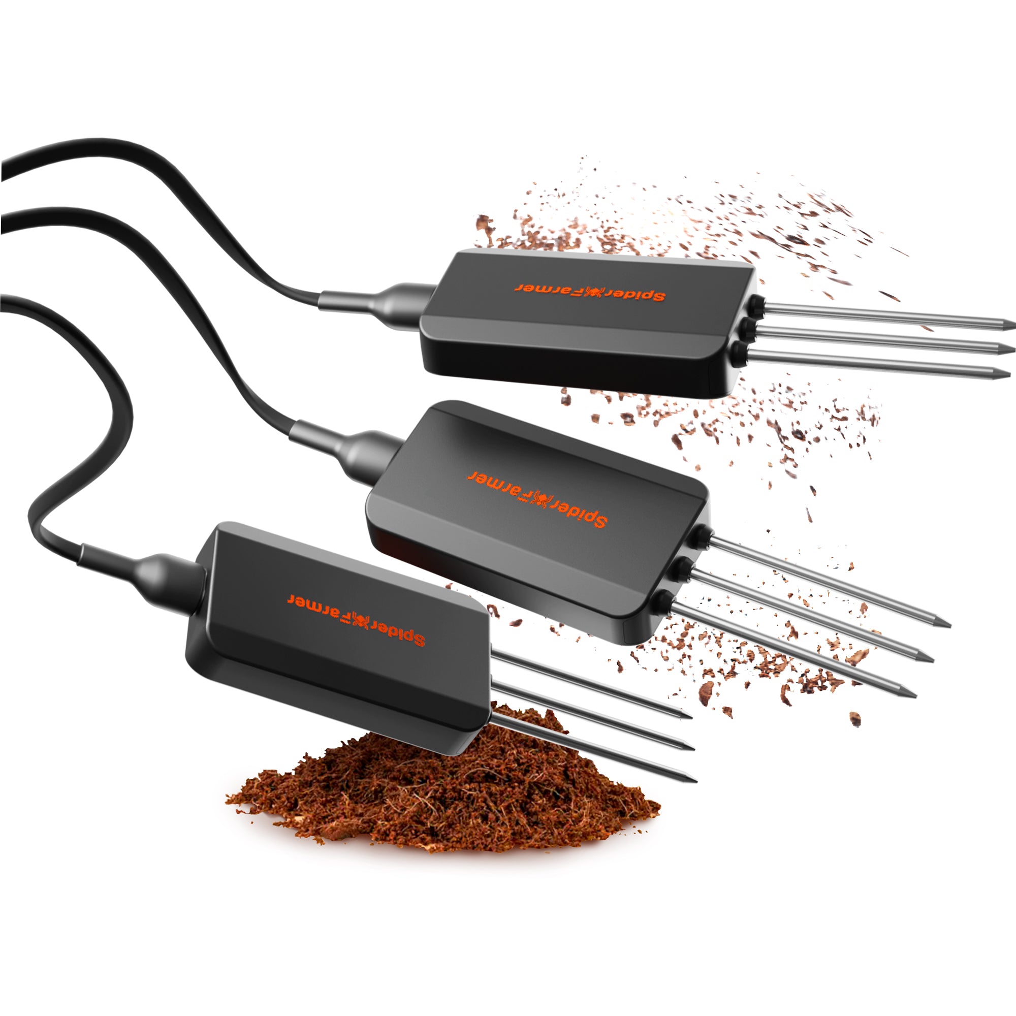 Spider Farmer 3 Pcs GGS 3-in-1 Soil Sensor Pro