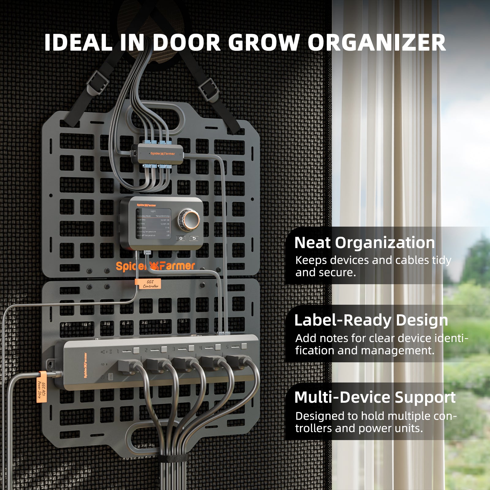 Spider Farmer® New Foldable Gear Board for Grow Tent