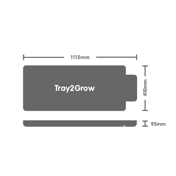 AutoPot Tray2Grow - Slim Kit (Tray, Lid, Pipe, Fittings, Valve and RCD/Capillary Matting only)