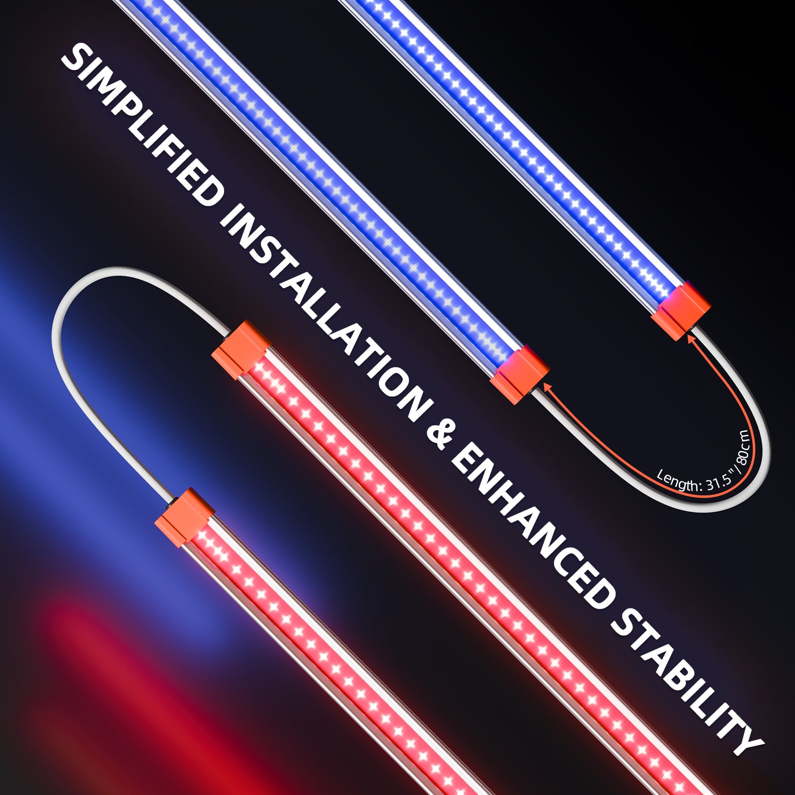 2026 Newest Spider Farmer UV30 & IR16 LED Grow Light Bars Set (23.6”)