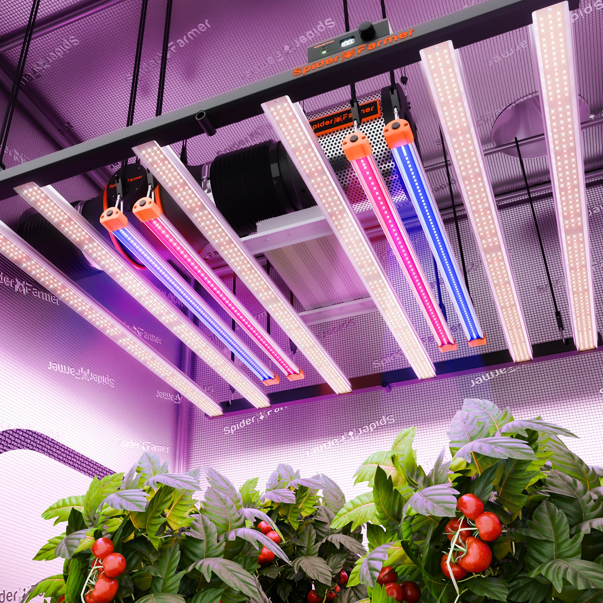 2026 Newest Spider Farmer UV30 & IR16 LED Grow Light Bars Set (23.6”)
