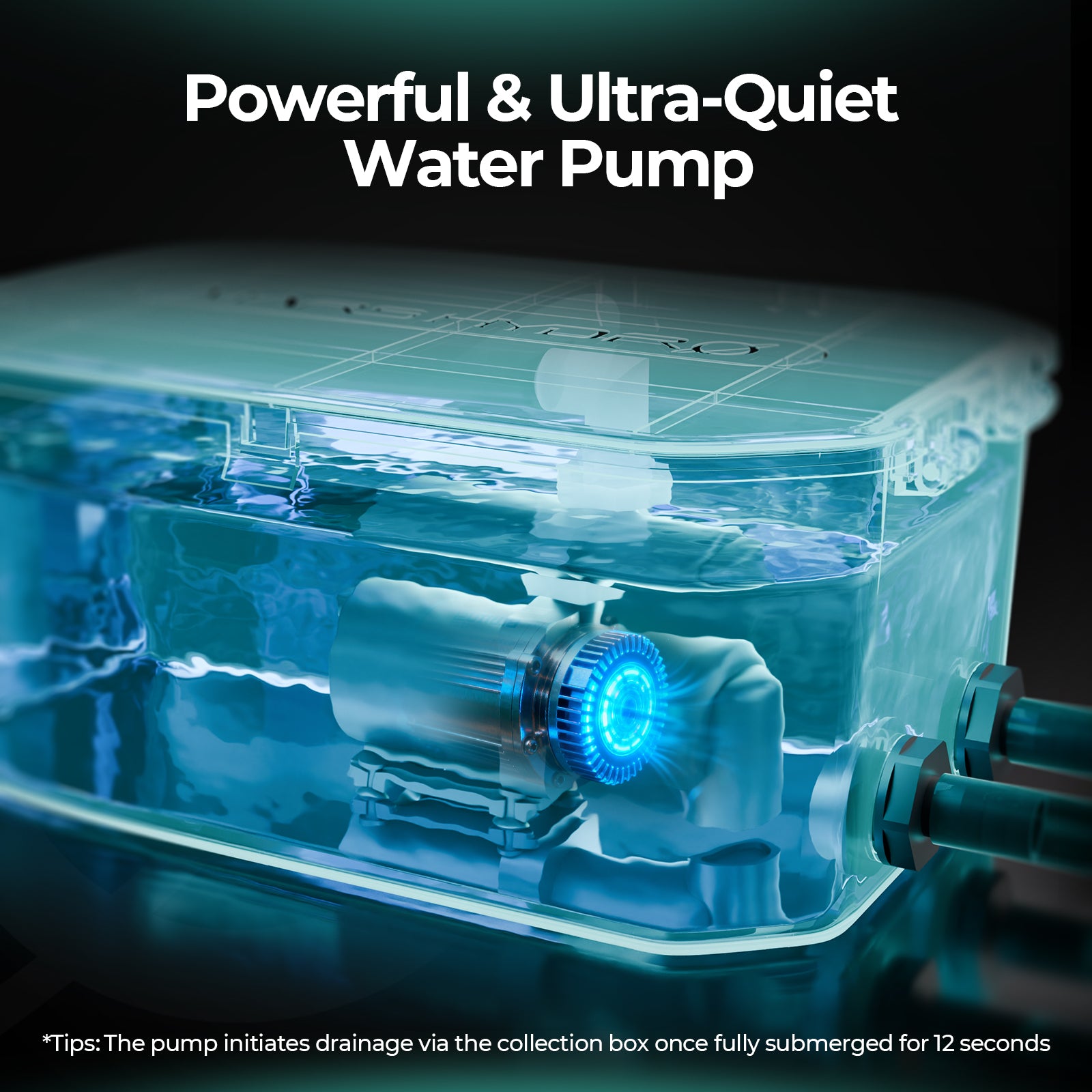 Mars Hydro Auto-Drainage System 3-Pack Runoff Trays|Water Pump|Grow Bags|for Grow Tents Garden 3 Plants
